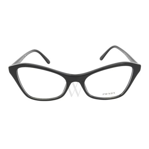 Prada 53 mm Black Eyeglass Frames 